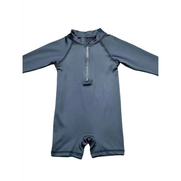 NEW SALTWATER BOYS CO. tybee rashguard romper in navy - Picture 1 of 2